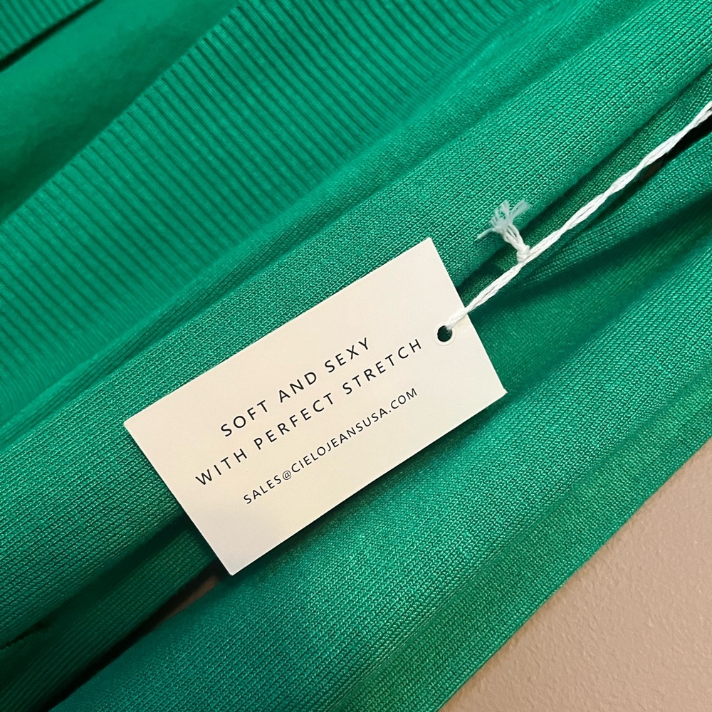 {Cielo} Open Front Cardigan Sweater in Green - Womens Small - NWT - Picture 11 of 11
